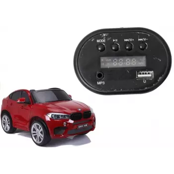 LEAN CARS Radio Panel for Electric Ride On Car BMW X6M