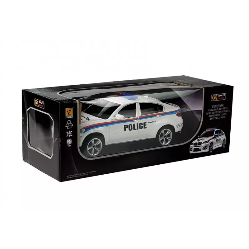 Remote Control Car Police Coupe R/C 4861 Lean Toys