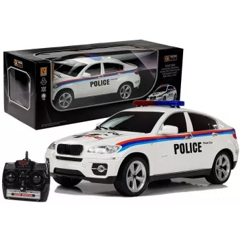 Remote Control Car Police Coupe R/C 4861 Lean Toys