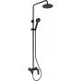 DEANTE Luga Shower Head with Bathtub Faucet, Chrome, Brass, Wall-Mounted, 2-Hole, 150 cm Hose