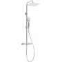 DEANTE Showerhead with Thermostatic Shower Faucet - Rain Shower System with Hand Shower, Chrome, 250mm Overhead