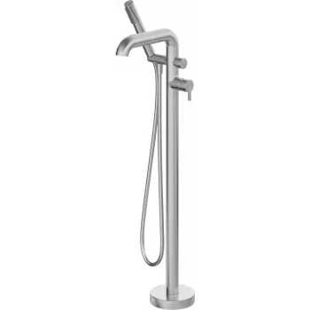 DEANTE Arnika Freestanding Bathtub Mixer with Shower Set, Matte Black