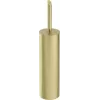 DEANTE Freestanding Toilet Brush Set with Ceramic Holder, White, Chrome Handle, Leman Series