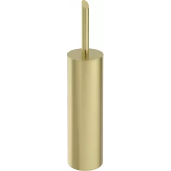 DEANTE Freestanding Toilet Brush Set with Ceramic Holder, White, Chrome Handle, Leman Series