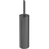 DEANTE Mina Freestanding Toilet Brush Set - Ceramic Holder, Stainless Steel Handle, Black