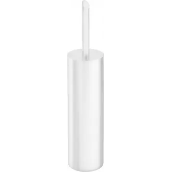 DEANTE Freestanding Toilet Brush Set with Bamboo Holder and Replaceable Head