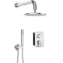 DEANTE Concealed Shower Set with Mixer Box - Overhead Shower, Matte Black