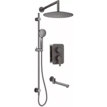 DEANTE Concealed Shower Set with Mixer BOX Chrome