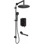 DEANTE Concealed Shower Set with Mixer BOX Hiacynt Chrome