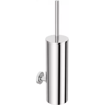 DEANTE Wall-Hung Toilet Brush with Holder – Matt Black Stainless Steel, Liron Series