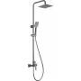 DEANTE Arnika Rain Shower System with Mixer Faucet, Chrome, 250 mm
