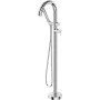 DEANTE Freestanding Bath Faucet with Shower Set - Chrome, Floor-Mounted Brass Mixer