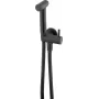 DEANTE Point Bidet Set with Angled Connection - Receiver Holder, Chrome, 150 cm Hose