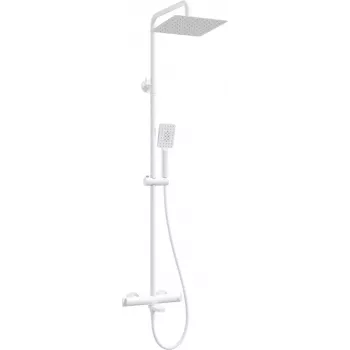 DEANTE Shower Set with Thermostatic Bath Faucet, Black Matte