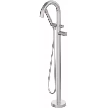 DEANTE Freestanding Bath Faucet with Shower Set - Chrome, Floor-Mounted, 2-Function