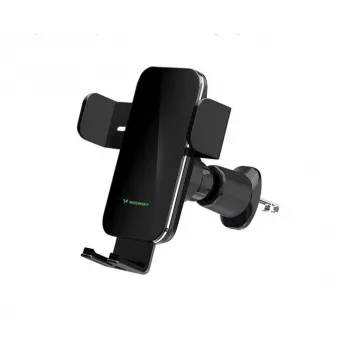 Wozinsky WEDZ-3Y8S Car Mount with 15W Wireless Charger, Automatic Electric Clamp, Air Vent Clip, Black