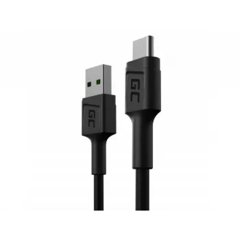 Green Cell GC PowerStream Fast Charging Ultra Charge USB-A to USB-C Cable 30cm