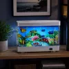 LEAN Artificial Decorative Aquarium LED Night Light 3D Fish Moving Colorful