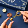 LEAN TOYS Wax Seal Set Wax Stamp for Decorating - 6-Piece Kit with Brass Stamp, Melting Spoon, Wax Sticks, and Tea Light Candle