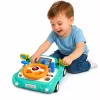 LEAN TOYS Interactive Panel Driving Simulator Car Lights Sounds Blue