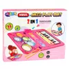 LEAN TOYS Interactive Musical Dance Mat Educational Drums Piano 2 in 1