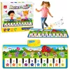 LEAN TOYS Educational Musical Mat Piano Animals Instrument Sounds 100x36 cm