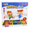 LEAN TOYS Interactive Dance Mat Piano Zoo Animals 10 Melodies 126 cm