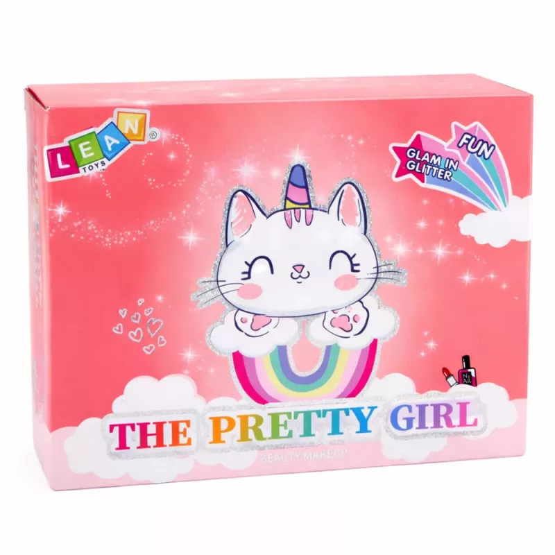 LEAN TOYS Beauty Set Unicorn Cosmetic Bag Nail Accessories Cosmetics