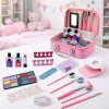LEAN TOYS Beauty Set Cosmetic Bag For Children Nail Accessories Dryer 20 pcs