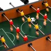 LEAN TOYS Table Football Arcade Game Mini Wooden Game Table 50x25 cm