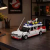 LEAN TOYS Building Blocks Car Ghost Bus White 631 pcs.