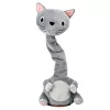 LEAN TOYS Plush Dancing Cat Interactive Toy Musical Sounds Mascot Gray