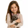 LEAN TOYS Plush Toy French Bulldog Brown 22 cm