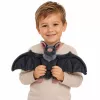 LEAN TOYS Plush Toy Bat with Foldable Wings Gray 57 cm
