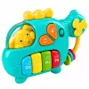 LEAN TOYS Musical Helicopter Educational Piano for Toddlers Melodies Sounds