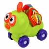 LEAN TOYS Interactive Bee Sensory Car Toy for Toddlers Green