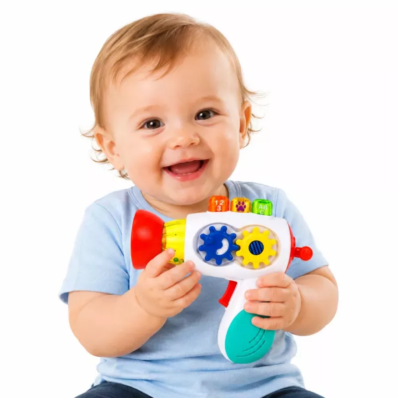 LEAN TOYS Interactive Baby Dryer with Lights, Sounds, Gears and Balls