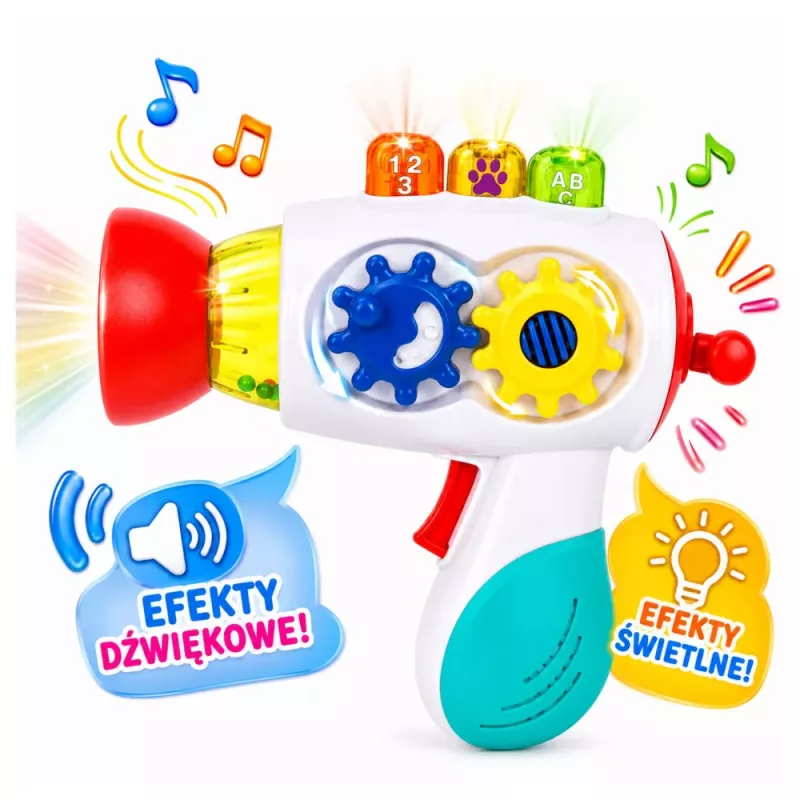 LEAN TOYS Interactive Baby Dryer with Lights, Sounds, Gears and Balls