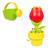 LEAN TOYS Bath Toy Tulip Flower Pot Watering Can Water Fountain