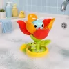 LEAN TOYS Bath Toy Tulip Flower Pot Watering Can Water Fountain