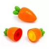 LEAN TOYS Educational Carrot Sorter Matching Shapes Colors 12 pcs.