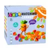 LEAN TOYS Educational Carrot Sorter Matching Shapes Colors 12 pcs.