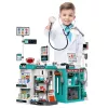 LEAN TOYS Large Medical Set Medical Table Doctor Lights Sounds Accessories 77pcs