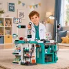 LEAN TOYS Large Medical Set Medical Table Doctor Lights Sounds Accessories 77pcs