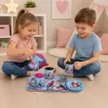 LEAN TOYS Tea Set with Parrots, Metal, Exotic Pattern, 12 pcs.
