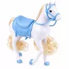 LEAN TOYS Anlily Doll on a White Horse Princess in a Blue Dress Accessories