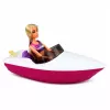 LEAN TOYS Anlily Doll in a Motorboat Dog Puppy Vest Board Accessories Set