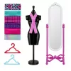 LEAN TOYS Anlily Doll Fashion Designer Clothes Mirror Mannequin Materials Accessories