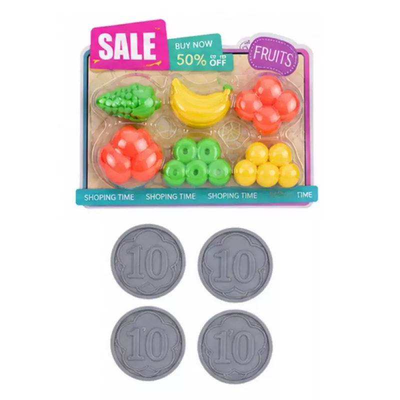 LEAN TOYS Anlily Doll in Supermarket Store Cash Register Accessories Stroller Set