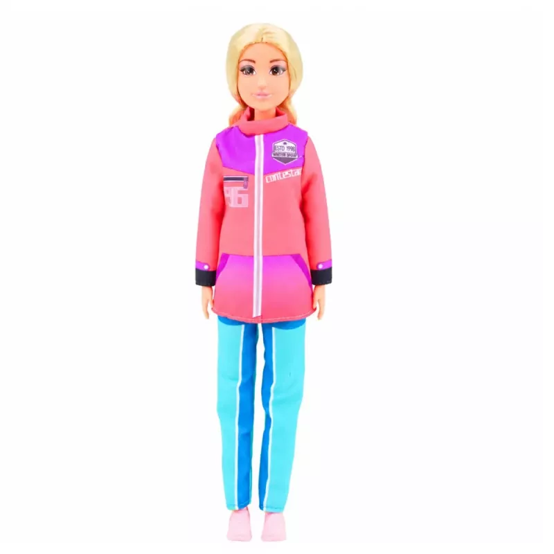 LEAN TOYS Anlily Doll Winter Sports Skis Snowmobile Snowboard Clothes Set
